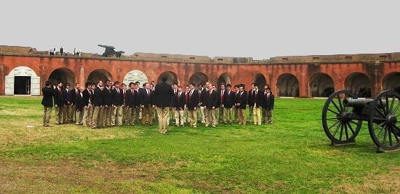 Glee Club at Ft. Pulaski