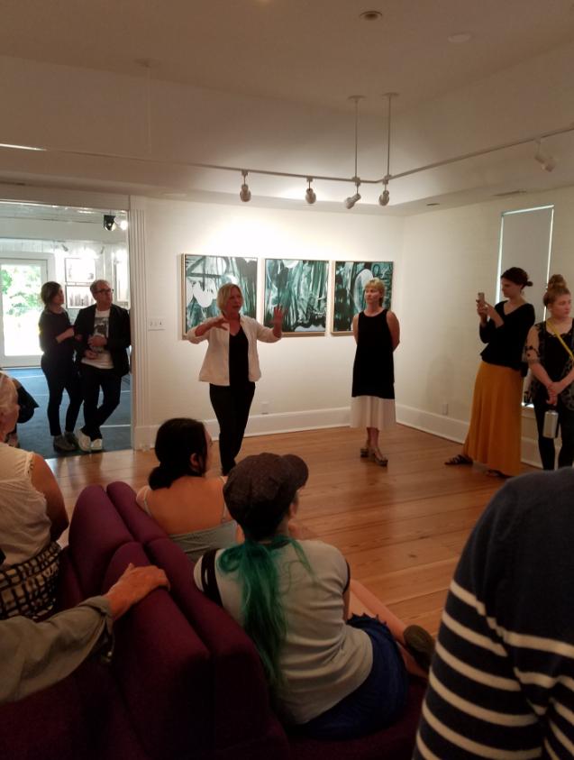 speaker presenting to group